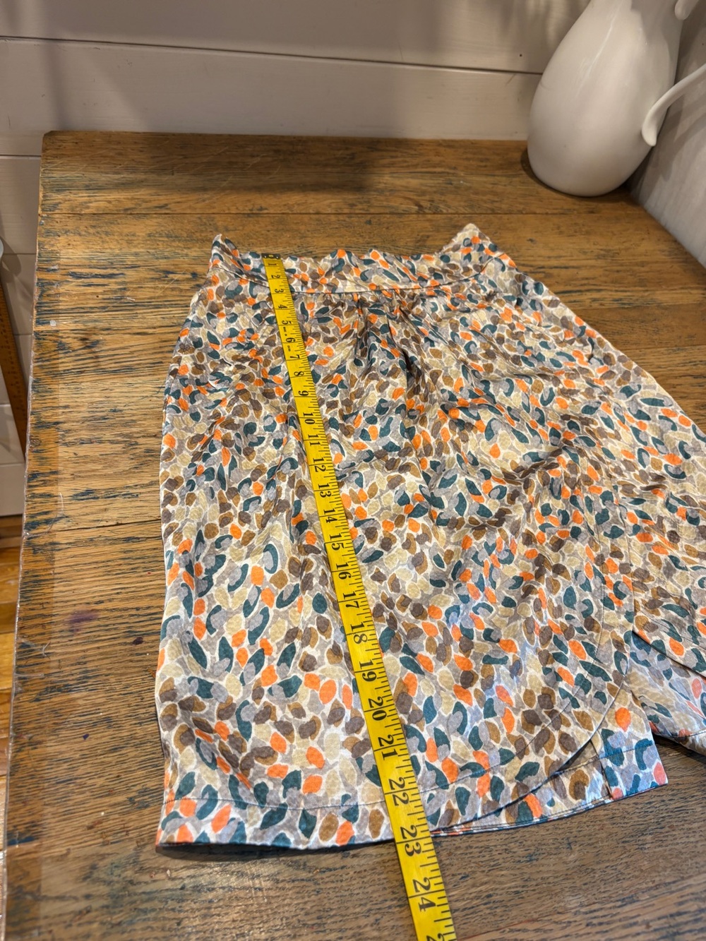 SITA MURT Silk Abstract Print Wrap Skirt Size 38 - Picture 11 of 11